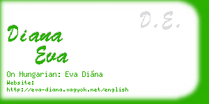 diana eva business card