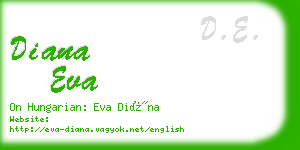 diana eva business card